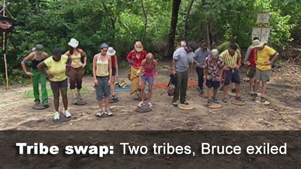 New tribes, Bruce exiled