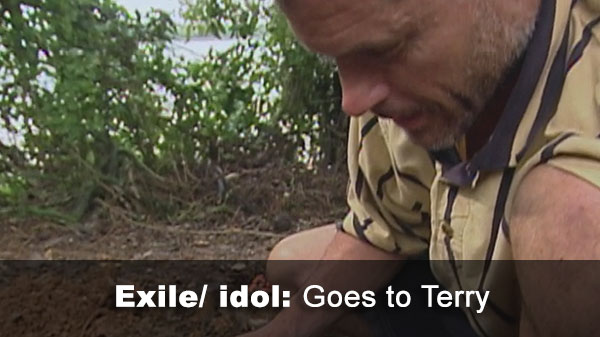 Terry finds the idol