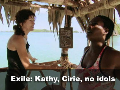 Kathy, Cirie exiled
