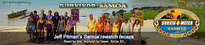 Jeff Pitman's S19: Samoa rewatch recaps