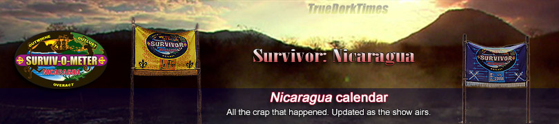 Survivor 21: Nicaragua calendar