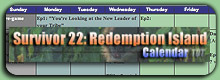 Survivor 22 calendar Survivor 22 calendar