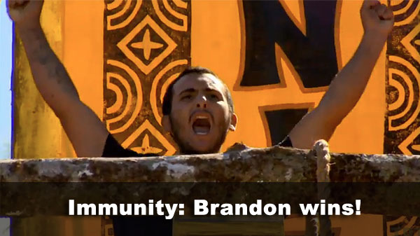 Brandon wins immunity