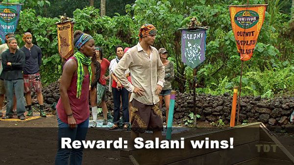 Salani wins reward