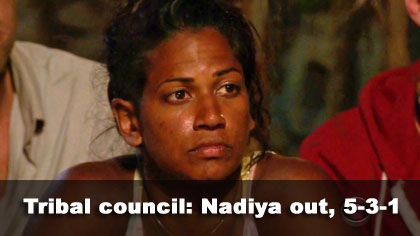 Nadiya voted out