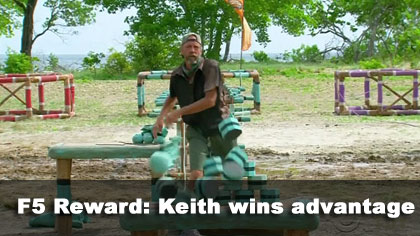 Keith wins advantage