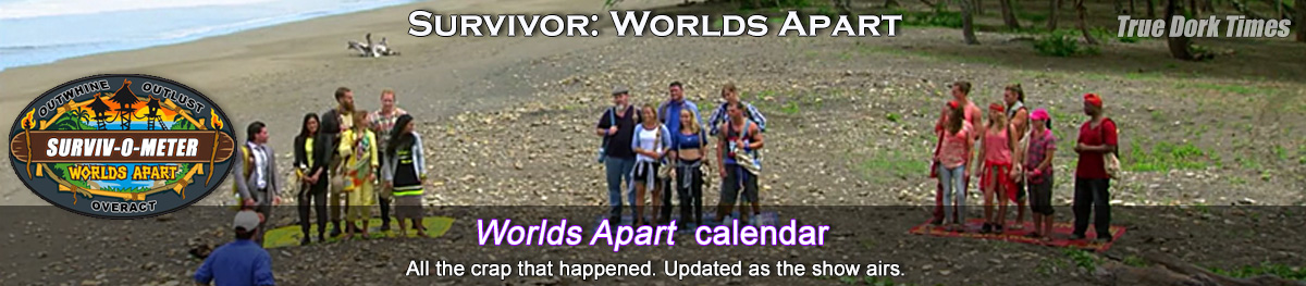 Survivor 30: Worlds Apart calendar
