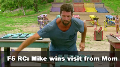 Mike wins reward