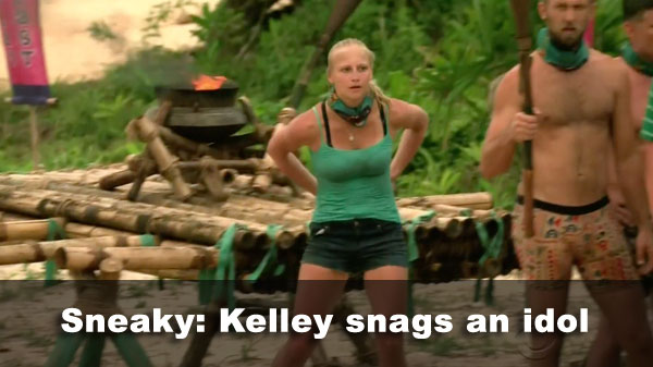Kelley gets an idol