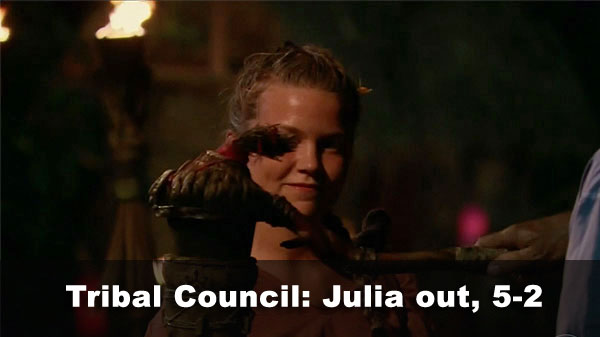 Julia out, 5-2