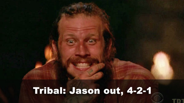 Jason out, 4-2-1