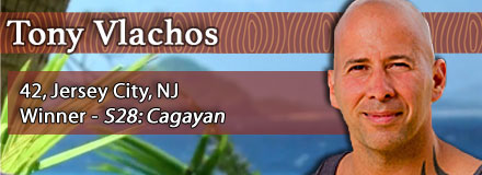 Tony Vlachos, 42, Jersey City, NJ; winner, S28: Cagayan