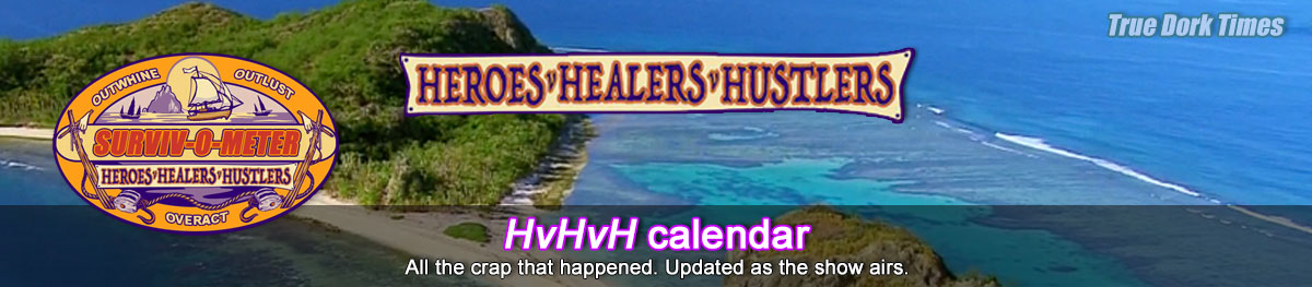 Survivor 35: Heroes v Healers v Hustlers calendar