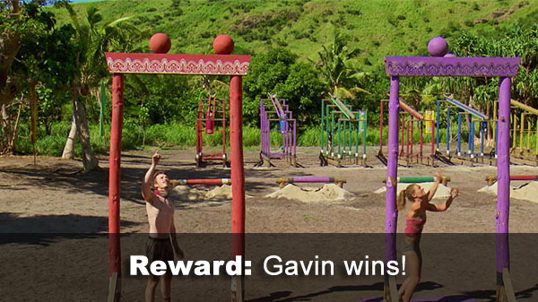 Gavin wins reward