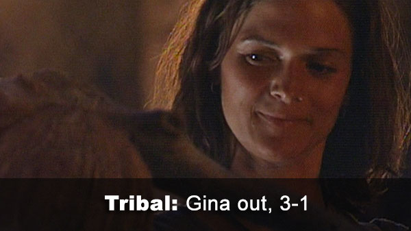 Gina out, 3-1