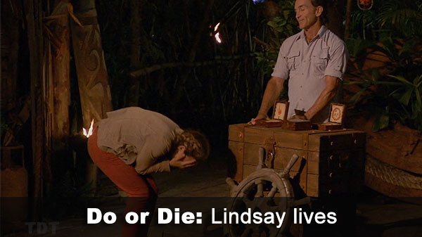 Lindsay wins Do or Die