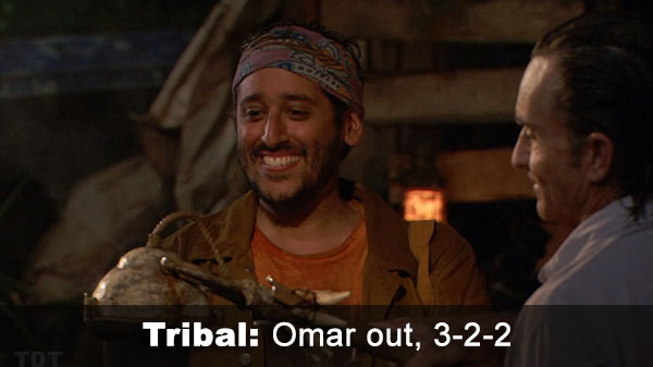 Omar out, 3-2-2