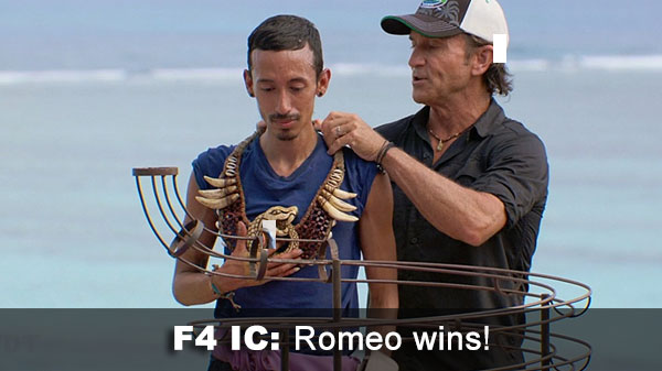 Romeo wins F4 IC