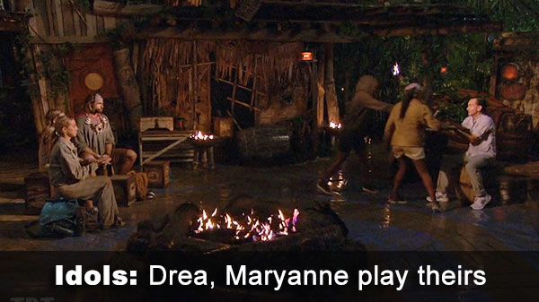 Drea, Maryanne pre-play idols