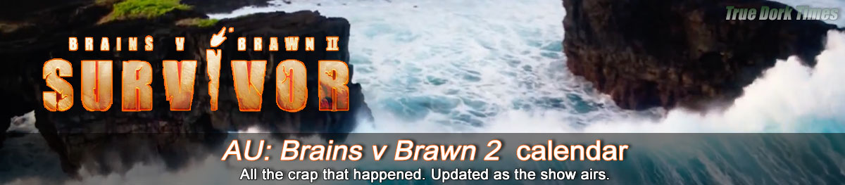 SurvivorAU 10: Brains v Brawn 2 calendar