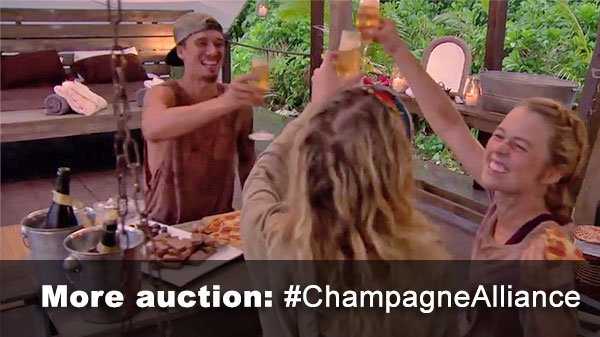 Tessa makes champagne alliance
