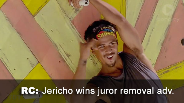 Jericho wins advantage