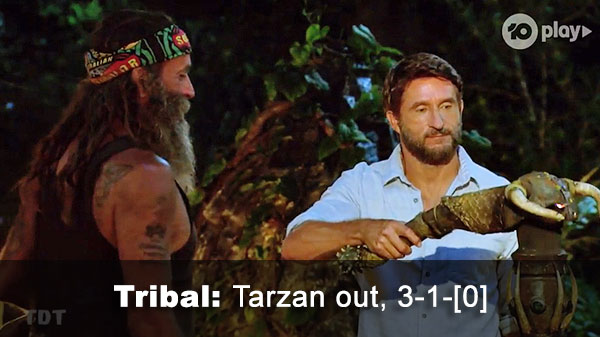 Tarzan out, 3-1-[0]