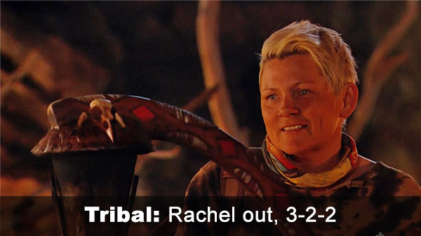 Rachel out, 3-2-2