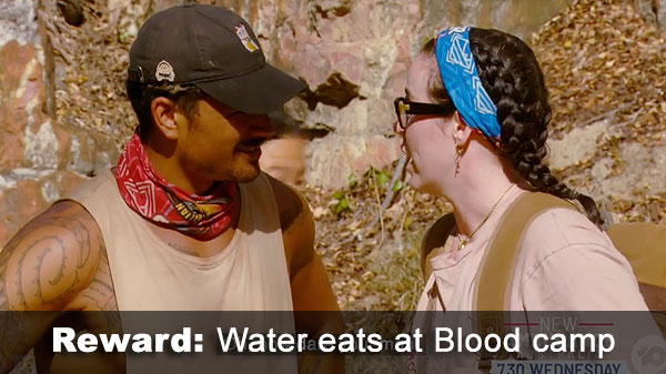 Water visits Blood for reward