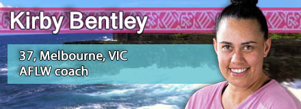 Kirby Bentley, 37, Melbourne, VIC