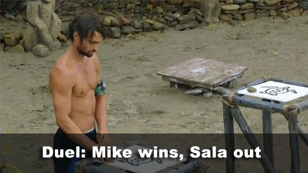 Mike wins duel, Sala to jury