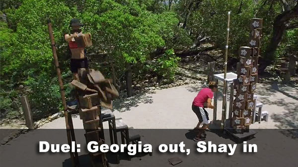 Shay wins, Georgia is out