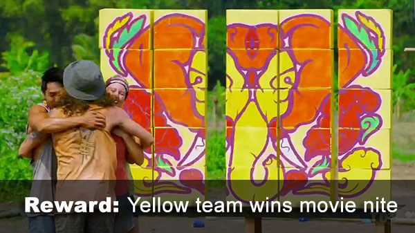 Yellow team wins