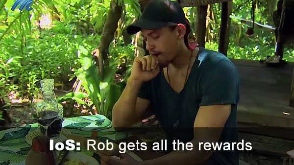 Rob gets rewards at IoS