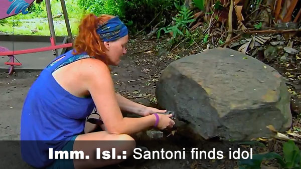 Santoni finds idol