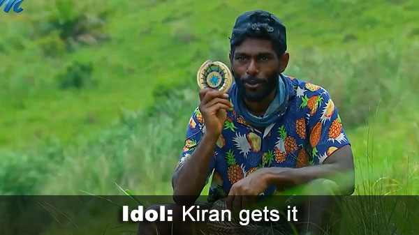 Kiran finds idol