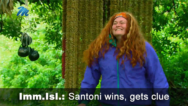 Santoni wins at Imm. Isl., gets Tribal idol clue