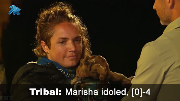 Marisha out, [0]-4