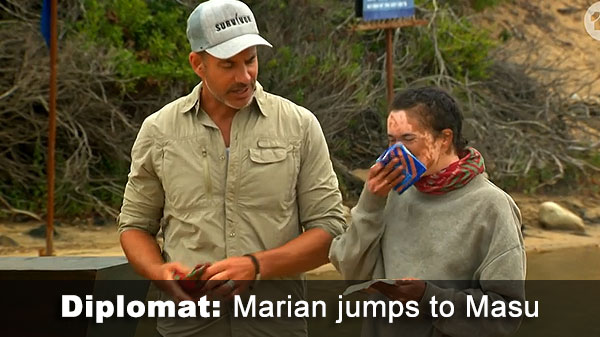 Marian jumps to Masu
