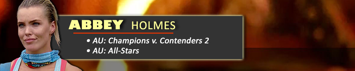 Abbey Holmes - SurvivorAU: Champions v. Contenders 2