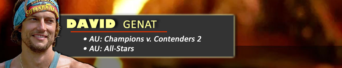 David Genat - SurvivorAU: Champions v. Contenders 2