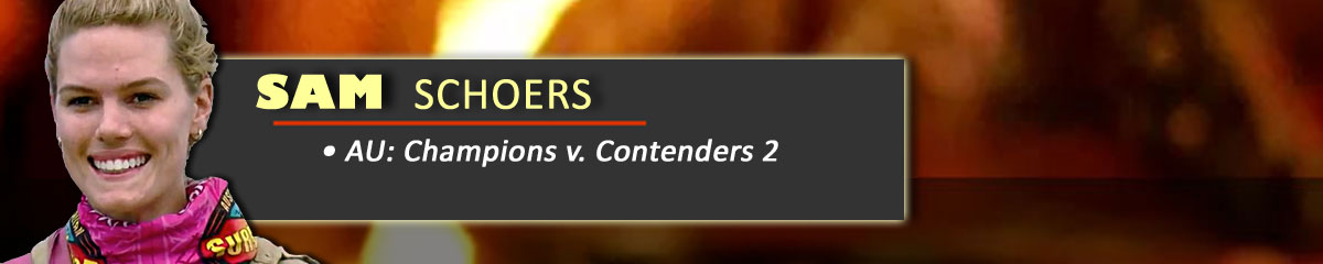 Sam Schoers - SurvivorAU: Champions v. Contenders 2