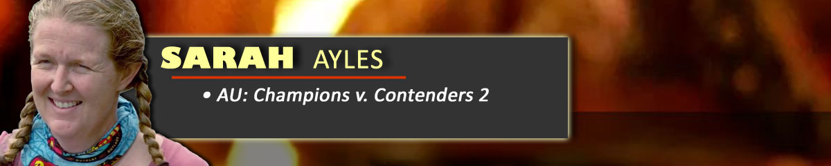 Sarah Ayles - SurvivorAU: Champions v. Contenders 2
