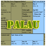 Palau calendar