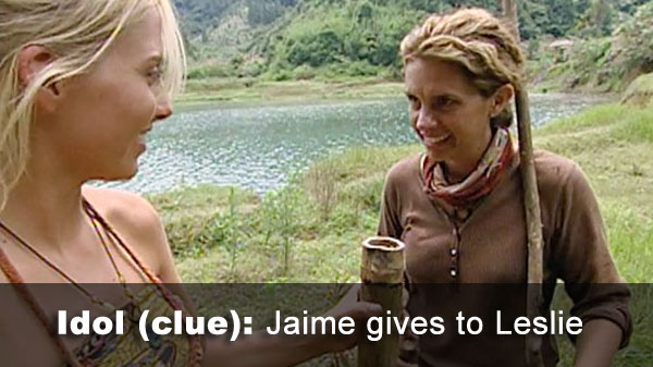 Jaime gives clue to Leslie