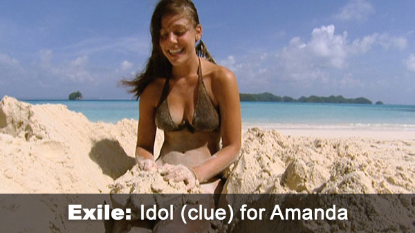 Amanda digs up idol clue