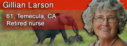 Gillian Larson, 61, Temecula, CA