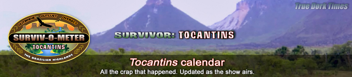Survivor 18: Tocantins calendar