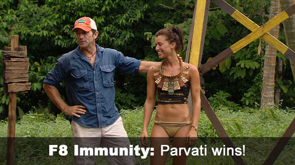 Parvati wins F8 IC