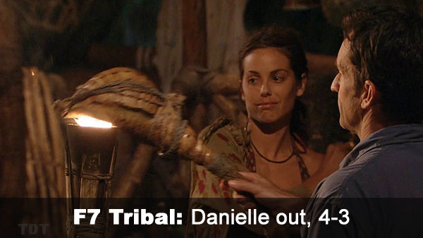 Danielle out, 4-3